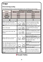 Предварительный просмотр 16 страницы Russell Hobbs RH75GH602B Instruction Manual