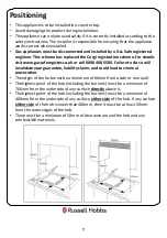 Preview for 7 page of Russell Hobbs RH86GH702B Instruction Manual