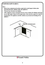 Preview for 8 page of Russell Hobbs RH89DEO2001B Instruction Manual