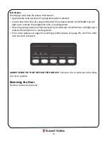 Preview for 10 page of Russell Hobbs RH8CTD701 Instruction Manual