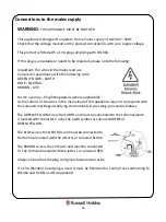 Preview for 29 page of Russell Hobbs RH8CTD701 Instruction Manual