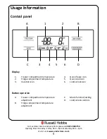 Предварительный просмотр 9 страницы Russell Hobbs RH90FF176-WD Instruction Manual