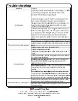 Preview for 28 page of Russell Hobbs RH90FF176-WD Instruction Manual