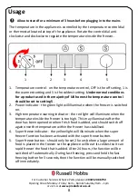 Preview for 8 page of Russell Hobbs RHBI55177FZ3 Instruction Manual