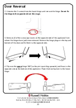 Preview for 21 page of Russell Hobbs RHBI55177LF2 Instruction Manual