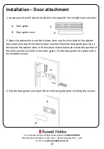 Preview for 15 page of Russell Hobbs RHBI55FZ122 Instruction Manual