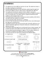 Preview for 10 page of Russell Hobbs RHBI55LF122 Instruction Manual