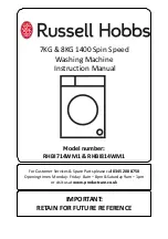 Preview for 1 page of Russell Hobbs RHBI714WM1 Instruction Manual