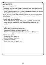 Preview for 43 page of Russell Hobbs RHBI714WM1 Instruction Manual