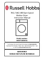 Russell Hobbs RHBI75140WD1 Instruction Manual preview