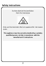 Preview for 7 page of Russell Hobbs RHBM2003 User Manual