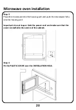 Preview for 20 page of Russell Hobbs RHBM2003 User Manual