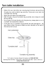 Preview for 21 page of Russell Hobbs RHBM2003 User Manual