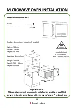 Предварительный просмотр 17 страницы Russell Hobbs RHBM3201 (MB) User Manual