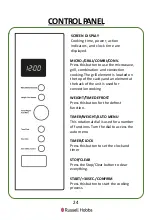 Предварительный просмотр 24 страницы Russell Hobbs RHBM3201 (MB) User Manual