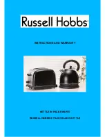 Предварительный просмотр 1 страницы Russell Hobbs RHBP55 Instructions And Warranty