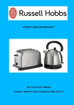 Preview for 1 page of Russell Hobbs RHBSS56 Instructions And Warranty