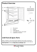 Preview for 8 page of Russell Hobbs RHBU60FREEZER-N Instruction Manual