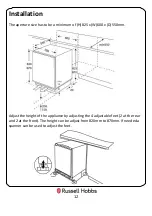 Preview for 12 page of Russell Hobbs RHBU60FREEZER-N Instruction Manual