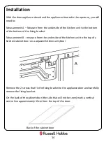 Preview for 14 page of Russell Hobbs RHBU60FRIDGE-N Instruction Manual