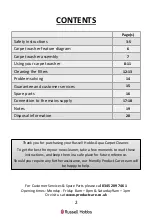 Preview for 2 page of Russell Hobbs RHCC50AS01 Manual