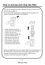 Preview for 12 page of Russell Hobbs RHCHS1001-C Manual