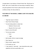 Preview for 2 page of Russell Hobbs RHCIM15 Instructions And Warranty