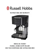 Russell Hobbs RHCM47 Instructions And Warranty предпросмотр