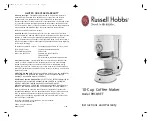 Предварительный просмотр 1 страницы Russell Hobbs RHCMRET Instructions And Warranty