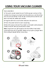 Preview for 10 page of Russell Hobbs RHCV1601 Quick Start Manual