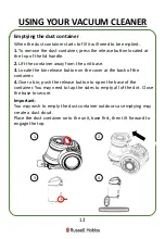 Preview for 12 page of Russell Hobbs RHCV1601 Quick Start Manual