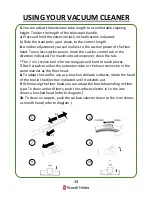 Preview for 13 page of Russell Hobbs RHCV20AS01 Manual