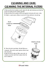 Preview for 17 page of Russell Hobbs RHCV2103 Manual