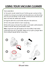 Preview for 12 page of Russell Hobbs RHCV25AS02 Manual