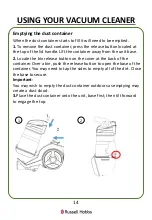 Preview for 14 page of Russell Hobbs RHCV4001 Manual