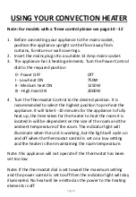 Preview for 8 page of Russell Hobbs RHCVH4001 Manual