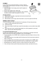 Preview for 13 page of Russell Hobbs RHDF3000 Instructions & Warranty