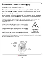 Preview for 42 page of Russell Hobbs RHDW3-M Instruction Manual