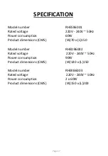 Preview for 17 page of Russell Hobbs RHEDB6002 Manual