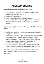 Preview for 11 page of Russell Hobbs RHEFSTV1002B User Manual