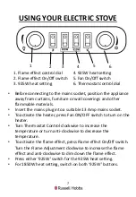 Предварительный просмотр 7 страницы Russell Hobbs RHEFSTV2003B User Manual