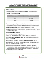 Preview for 22 page of Russell Hobbs RHEM1901B-SB User Manual