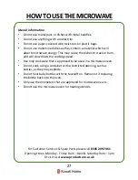 Preview for 27 page of Russell Hobbs RHEM1901B-SB User Manual