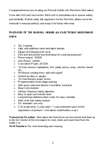 Preview for 2 page of Russell Hobbs RHEM42G Instructions And Warranty