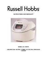 Предварительный просмотр 1 страницы Russell Hobbs RHEP5 Instructions And Warranty