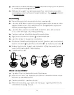 Preview for 9 page of Russell Hobbs RHF208 Instruction Manual