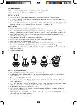 Preview for 8 page of Russell Hobbs RHF208P Instructions Manual