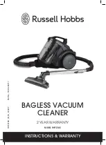 Preview for 1 page of Russell Hobbs RHF218C Instructions & Warranty