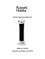 Предварительный просмотр 1 страницы Russell Hobbs RHFH505 Instructions And Warranty