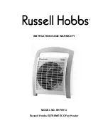 Russell Hobbs RHFH913 Instruction Manualmanual предпросмотр